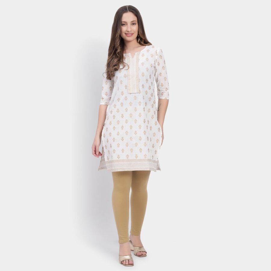 Ladies' Kurta, White, large image number null